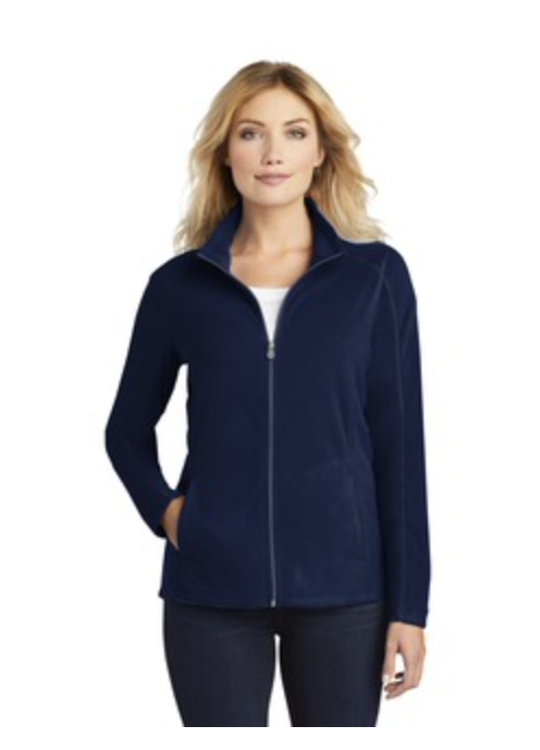 Port Authority Micro-fleece Jacket in True Navy Main Image